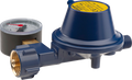 Gassregulator EN61 0,8 kg/t 30 mbar KLF x G1/4LH-KN - GOK for gassflasker