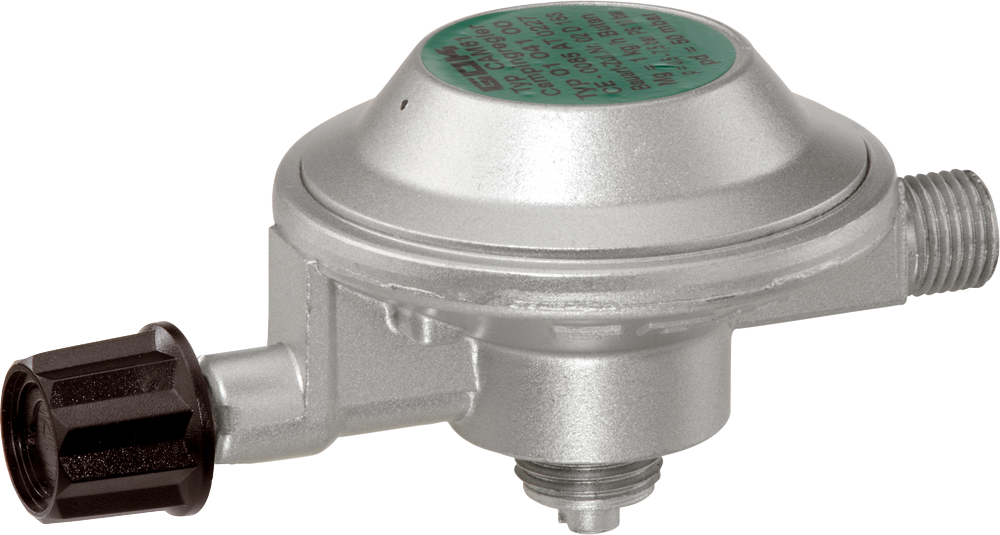 Gassregulator EN61 29 mbar 1 kg/t for Campingaz-flasker - GOK forfra