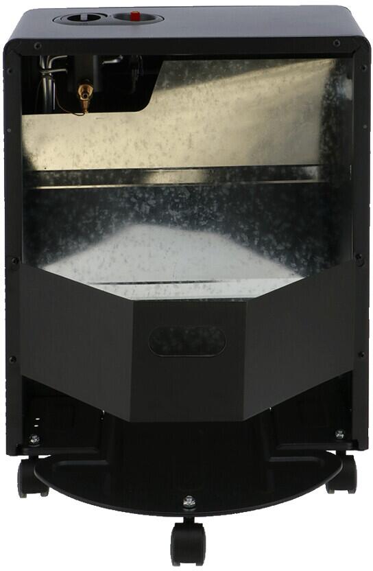 Detalj av gassvarmeovn MRK-100M 4,2 kW 30 mbar svart