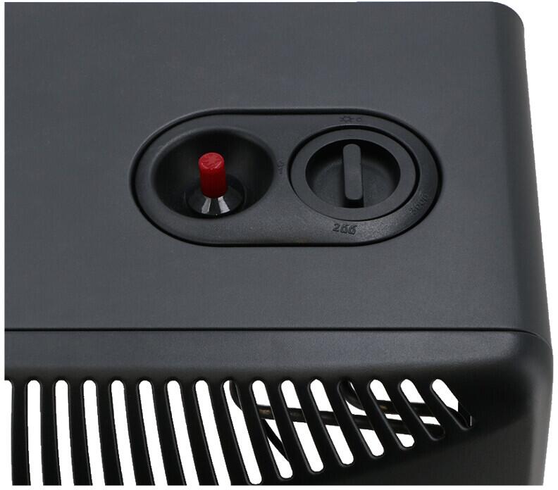 Montert gassvarmeovn MRK-100M 4,2 kW 30 mbar svart i bruk