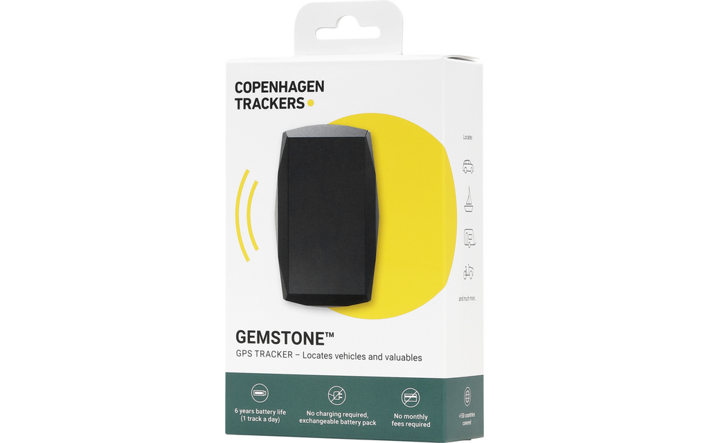 Detaljbilde av Gemstone GPS-tracker med 6 års batterilevetid
