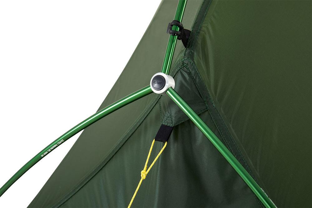 Geodettelt Bella 1-pers 195x290cm 1,4kg bikepacking med åpen dør