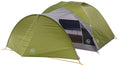 Geodettelt Blacktail Hotel polyester aluminium forfra