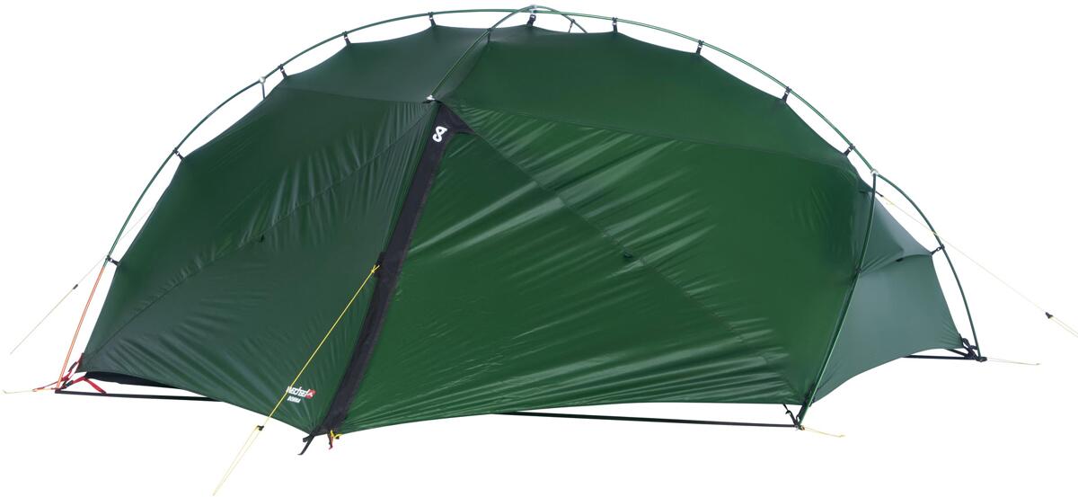 Geodettelt DONNA 2-persons 230x210 cm grønn detalj av materiale