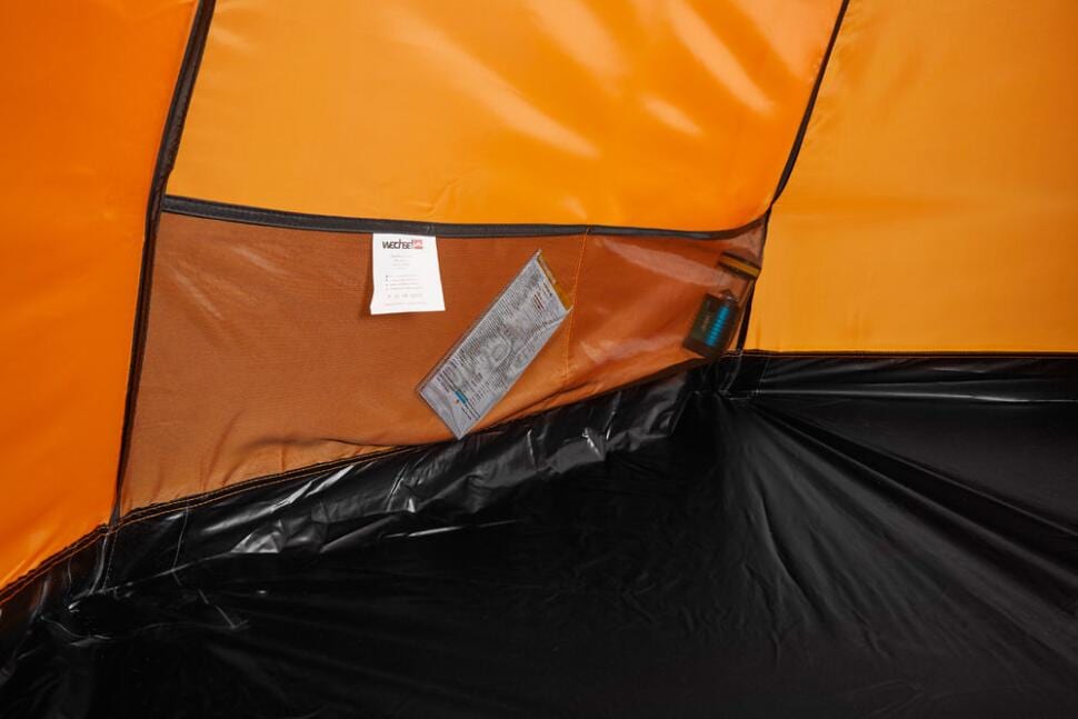 Geodettelt Venture 1 1-persons montert med apside