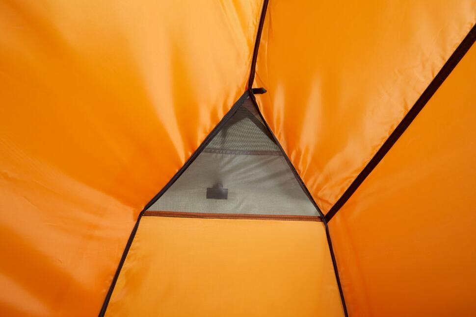 Nærbilde av myggnett i Geodettelt Venture 1 1-persons