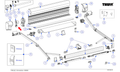 Girboks for Omnistor 8000/9200 markise - Thule sett forfra
