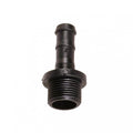 Gjengenippel i plast 3/8" til Ø 8-10 mm - Lilie sett forfra
