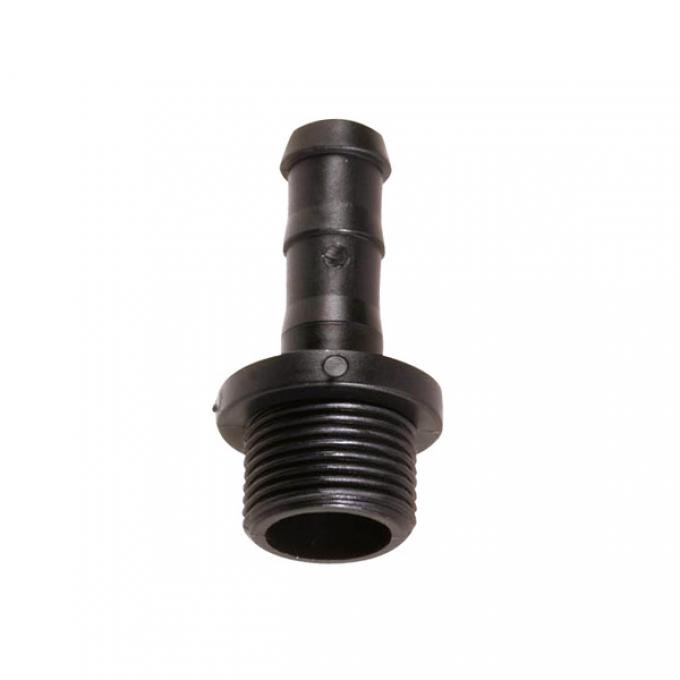 Gjengenippel i plast 3/8" til Ø 8-10 mm - Lilie sett forfra