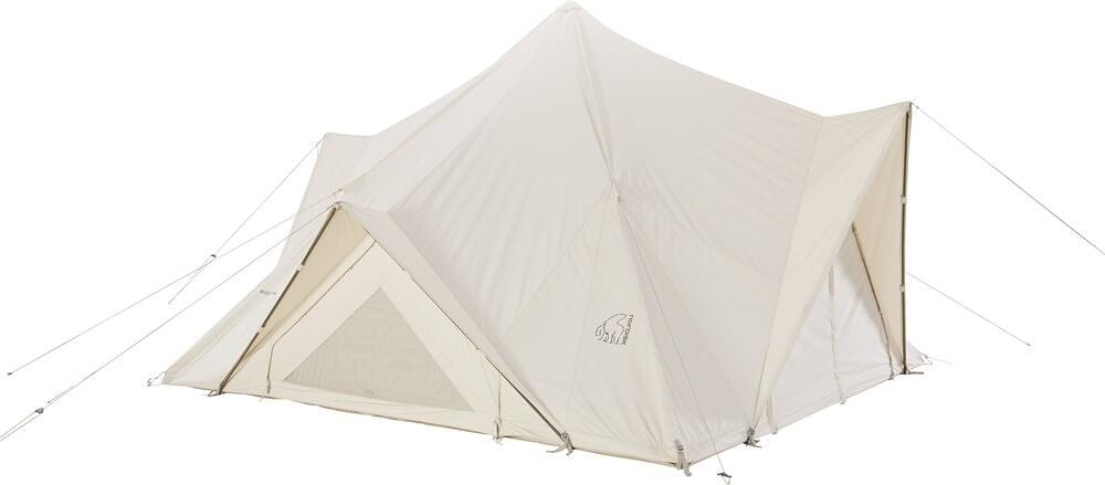 Glamping-telt Midgard 20 bomull/polyester 10-pers 450x450 cm bakside