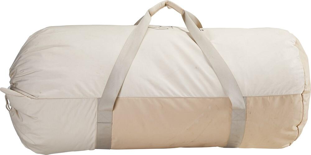 Glamping-telt Midgard 20 bomull/polyester 10-pers 450x450 cm montert i skog