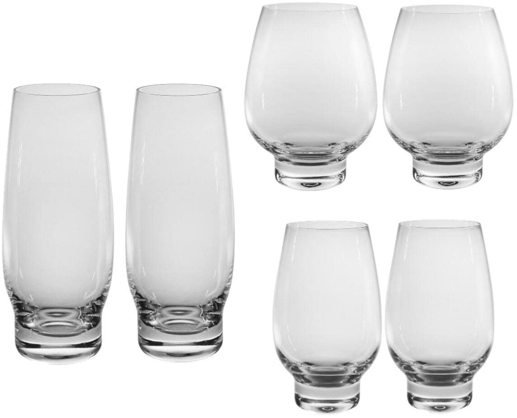 Glass uten stilk 2 stk oppvaskmaskintålig - FREEFORM forfra