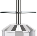 Glassbord høydejusterbart for Elegance terrassevarmer 37 cm fra Enders, forfra