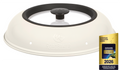 Glasslokk RoadTop for campingovn 25 cm diameter forfra