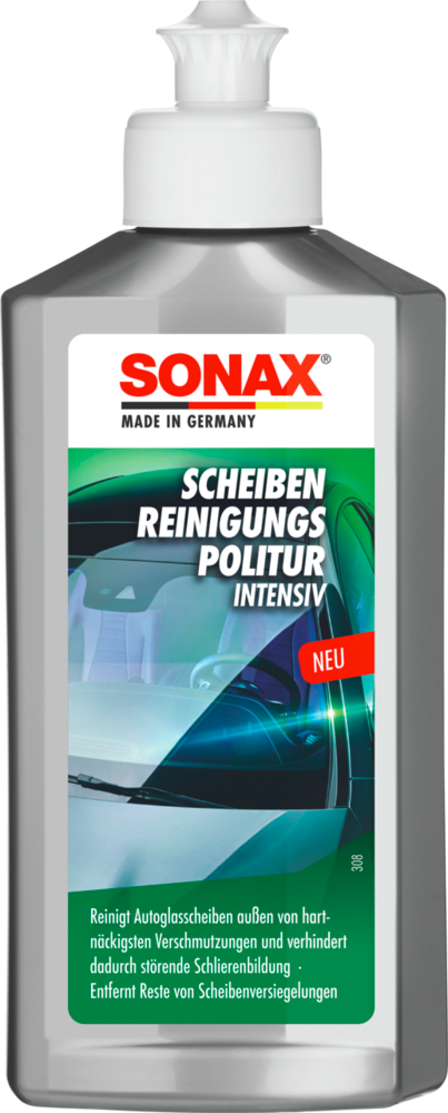 Glasspolitur intensiv for bilruter 250 ml - Sonax forfra