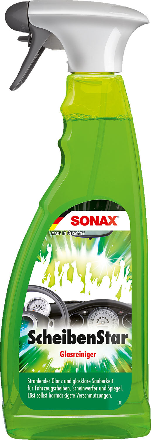 Glassrens for bilruter og speil 750 ml - Sonax forfra