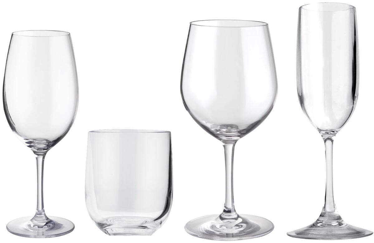 Glasssett Cuvée i polykarbonat 2-pk - Brunner forfra