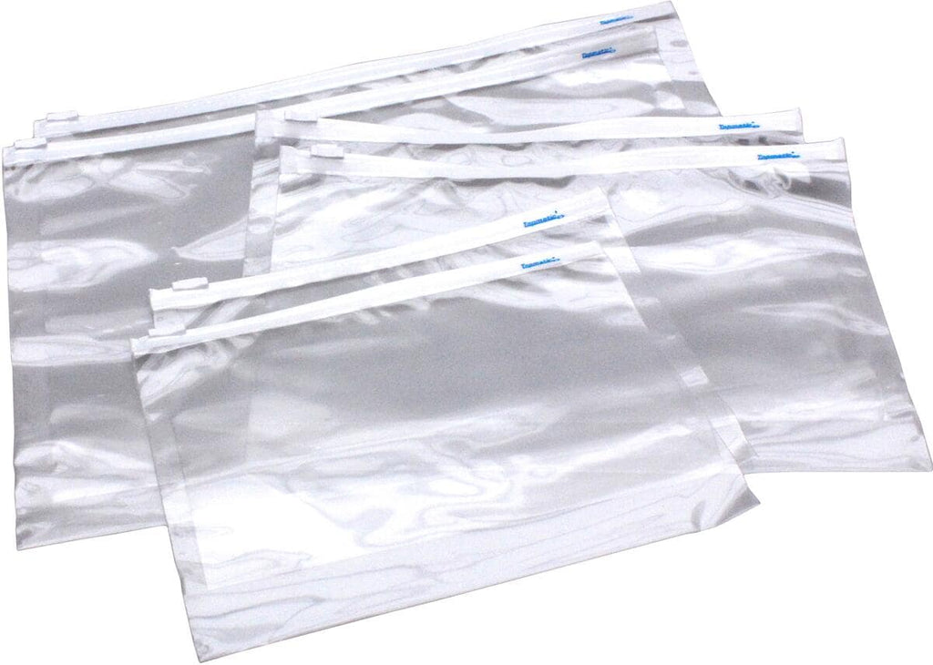 Glidelåsposer i polypropylen 6-pack - BasicNature forfra