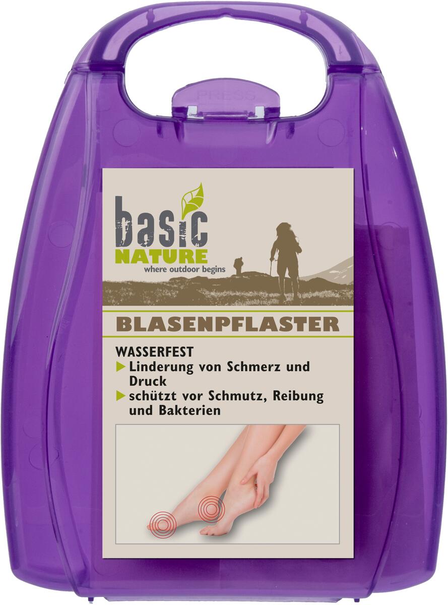 Gnagsårplaster vanntett 10 stk i oppbevaringsboks - BasicNature forfra