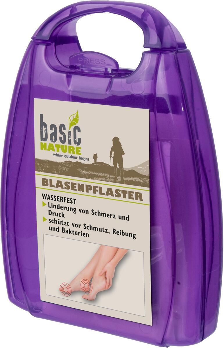 Gnagsårplaster vanntett 10 stk i oppbevaringsboks - BasicNature bakside