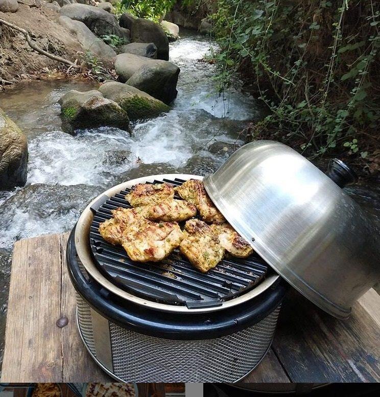 Detalj av Griddle Plus grillplate aluminium 27x27 cm Cobb