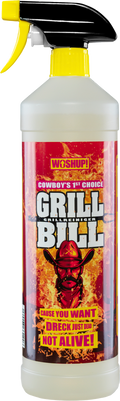 Grill Bill grillrens 1 liter for grill og ovn front