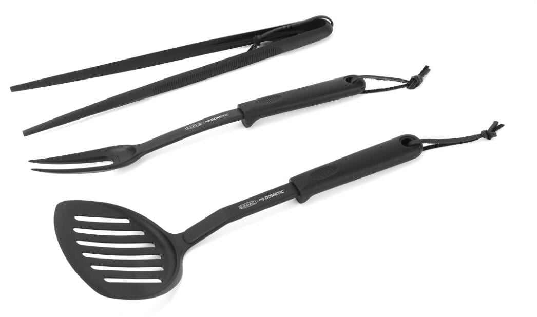 Grillbestikk sett 3 deler, varmebestandig kunststoff - Cadac forfra