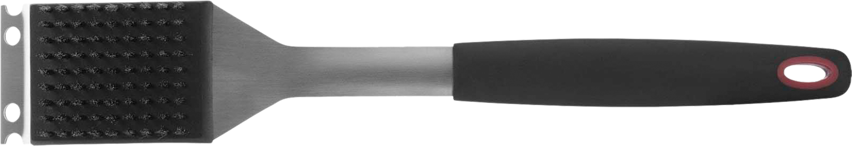 Grillbørste 38,5 cm med skrapekant i rustfritt stål - Westmark forfra