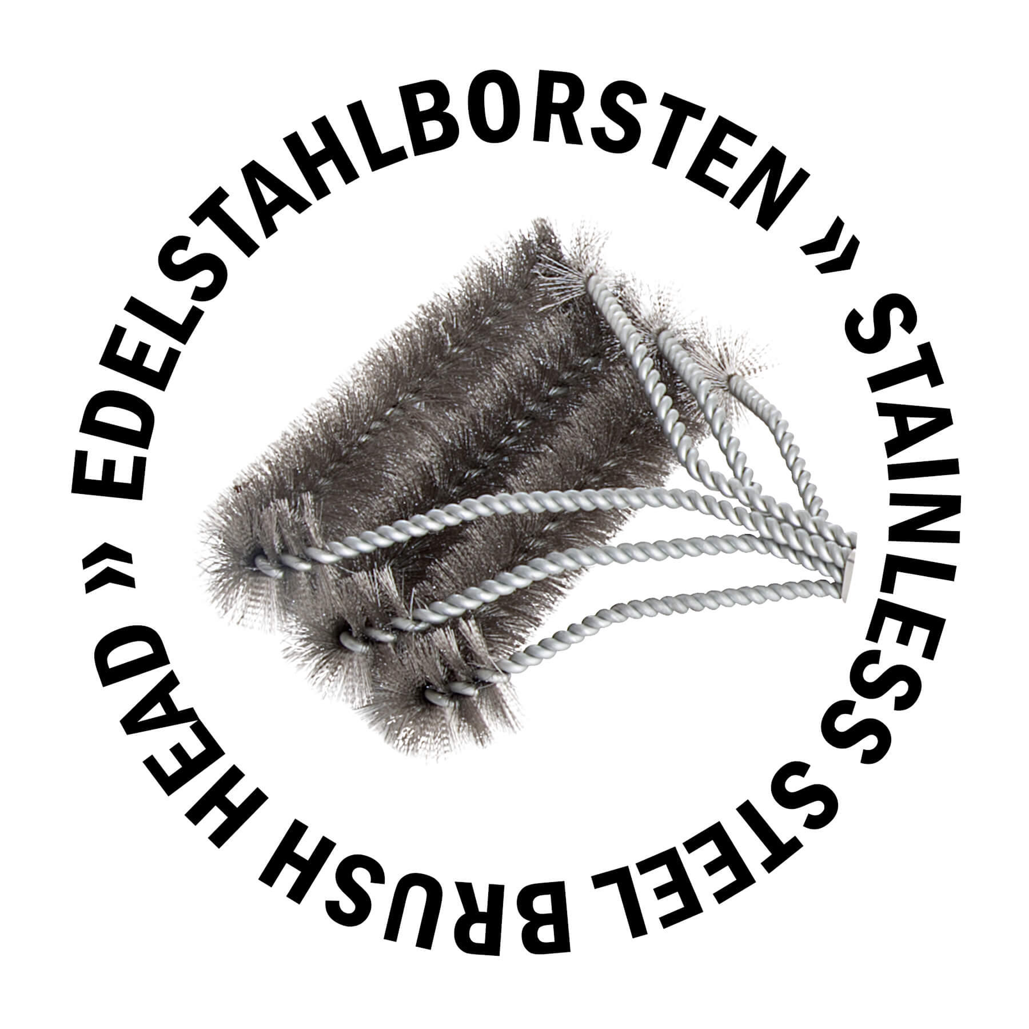 Grillbørste BBQ 43 cm rustfritt stål fra All Grill for effektiv rengjøring