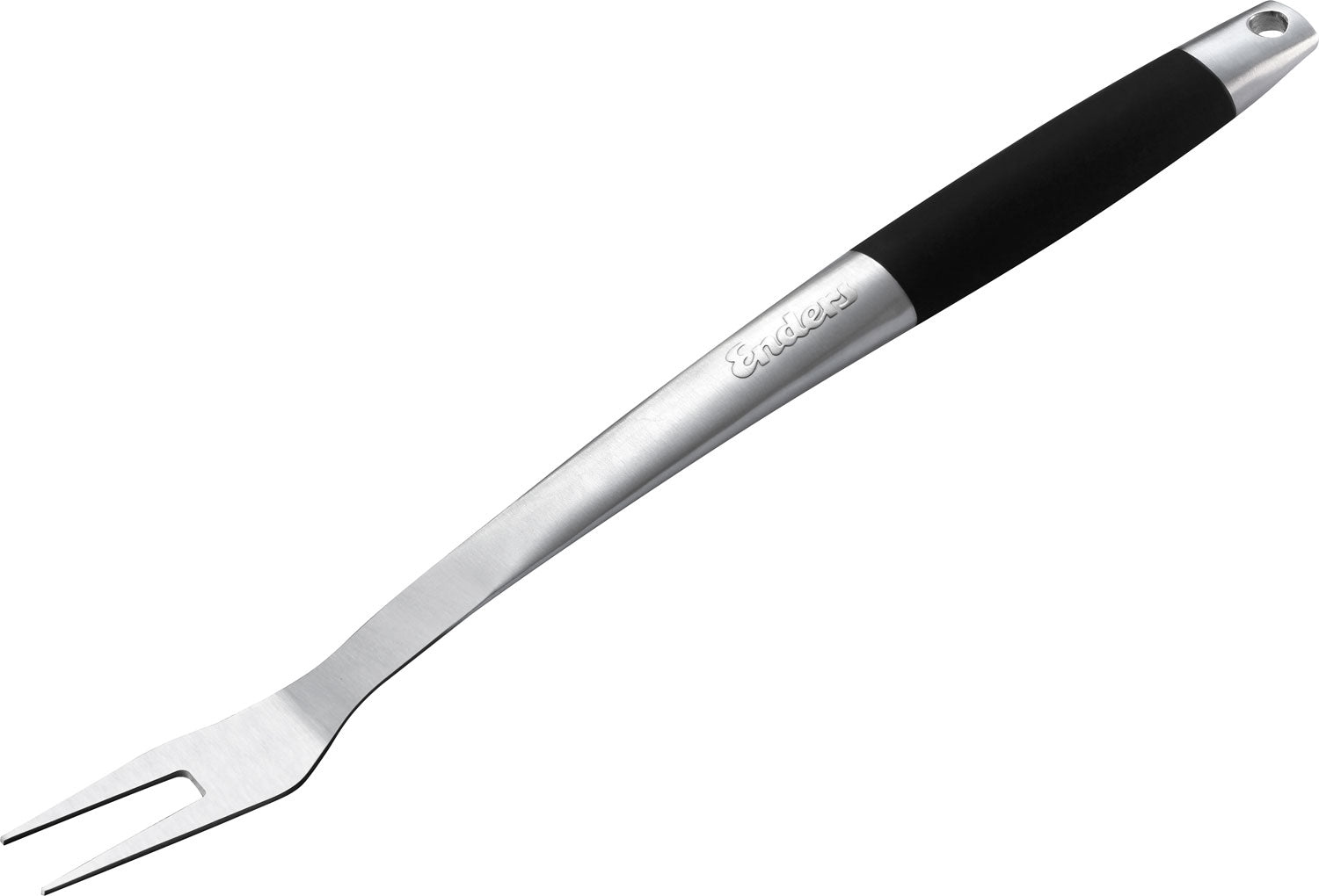 Grillgaffel i rustfritt stål med soft-touch grep 42 cm fra Enders