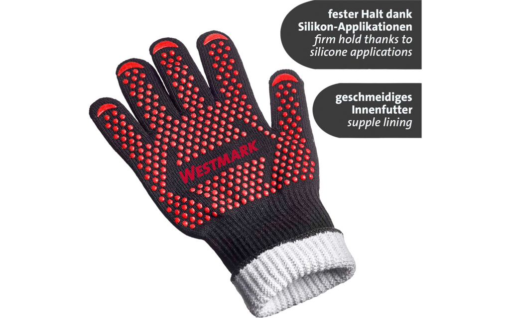 Pakking av Grillhansker 2 stk varmebestandige opptil 350 °C Westmark
