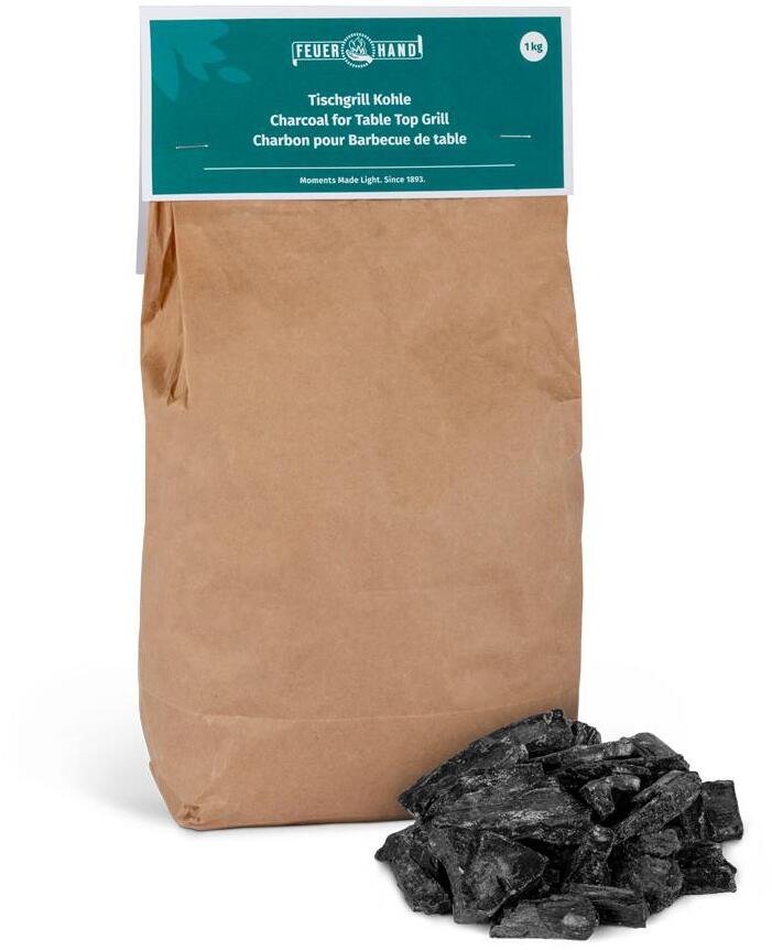 Grillkull for Tamber bordgrill 1 kg påfyllpakke foran