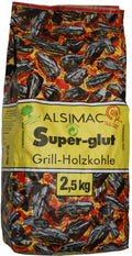 Grillkull 2,5 kg "Superglut" uten tropisk fra Alsimac, forfra