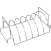 Grillkurv med vendefunksjon 29 x 19 x 12 cm Campingaz bakside