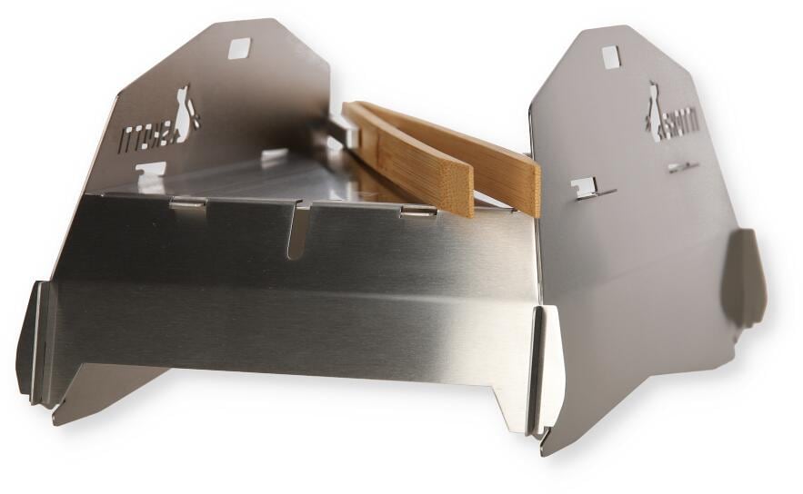 Grilllokk Cap med grilltang rustfritt stål forfra