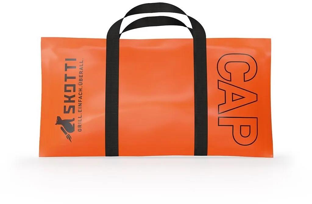 Nærbilde av grilltang med akasietrehåndtak