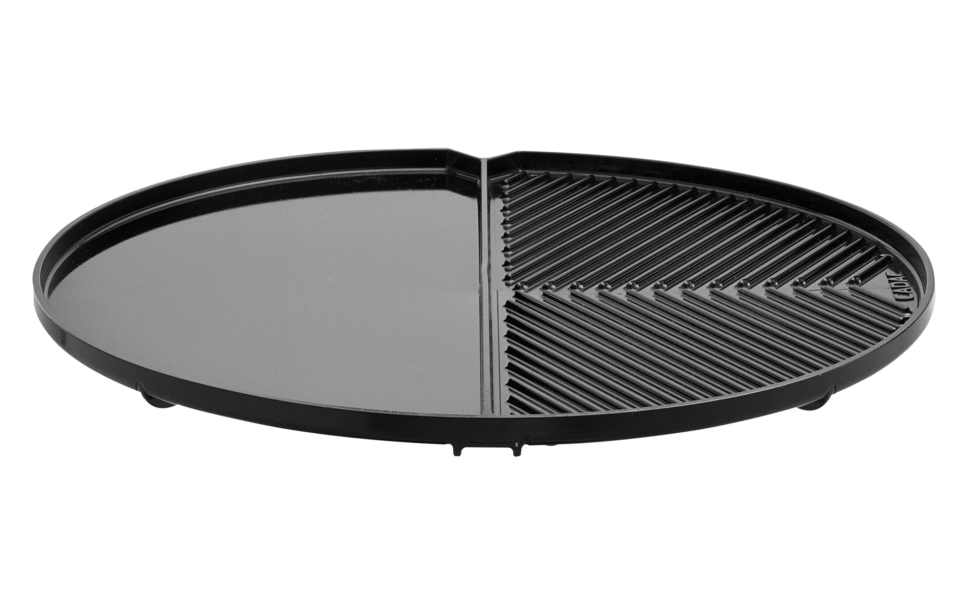 Grillplate delt Grill2Braai for Carri Chef 50/2 og Citi Chef 50 - Cadac forfra
