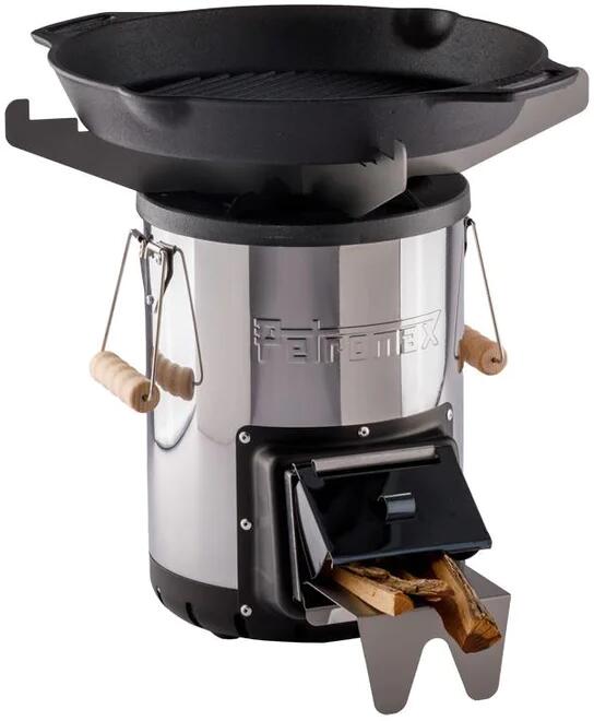 Bakside av Grillplate for rakettovn i stål Ø27,5 cm 2,5 kg Petromax