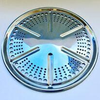 Grillplate perforert rustfritt stål Ø 30 cm, 440 g - Cobb bakside