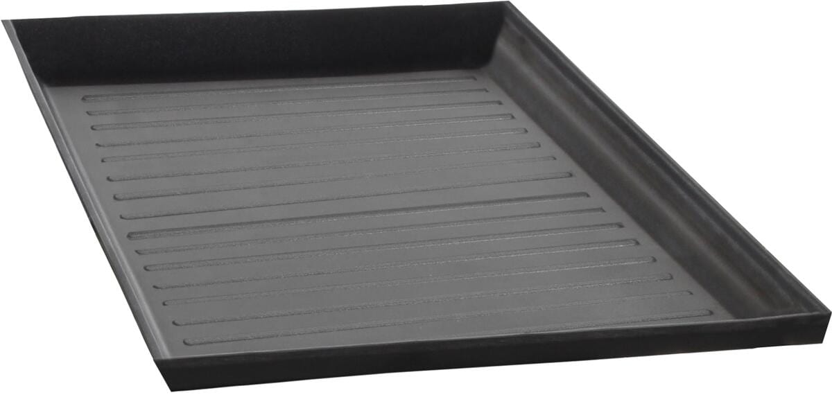 Grillplate ribbed med belegg 255x244mm 620g - Brunner Devil Plancha forfra