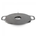 Grillplate stål med bærestativ 45,7x38,3 cm for Atago - Petromax forfra
