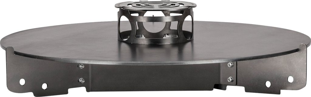 Grillplate for Tyropit og Pyron 6 mm stål forfra