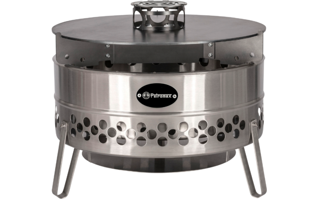 Nærbilde av koketopp på Grillplate for Tyropit og Pyron 6 mm stål