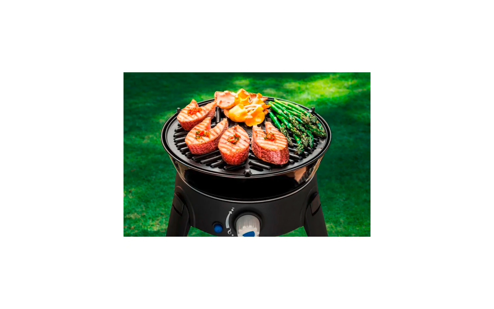 Detalj av Grillrist 30 aluminium med GreenGrill-belegg for Safari Chef 30