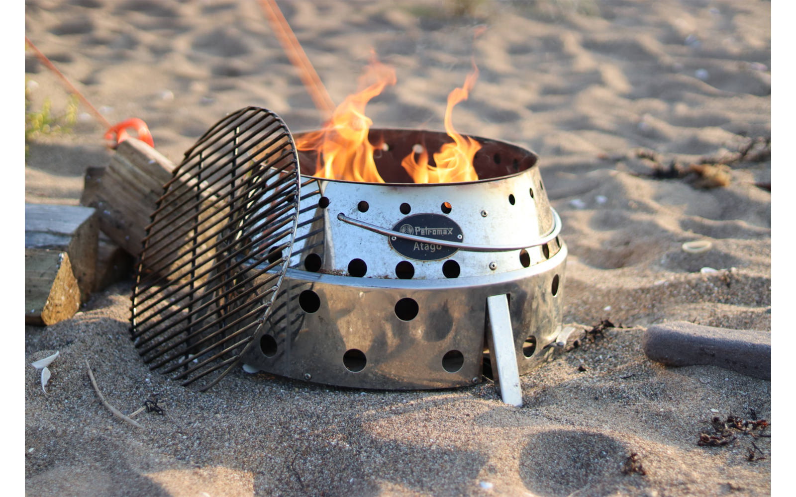 Grillrist rustfritt stål Ø34 cm for Atago - nærbilde av materialet