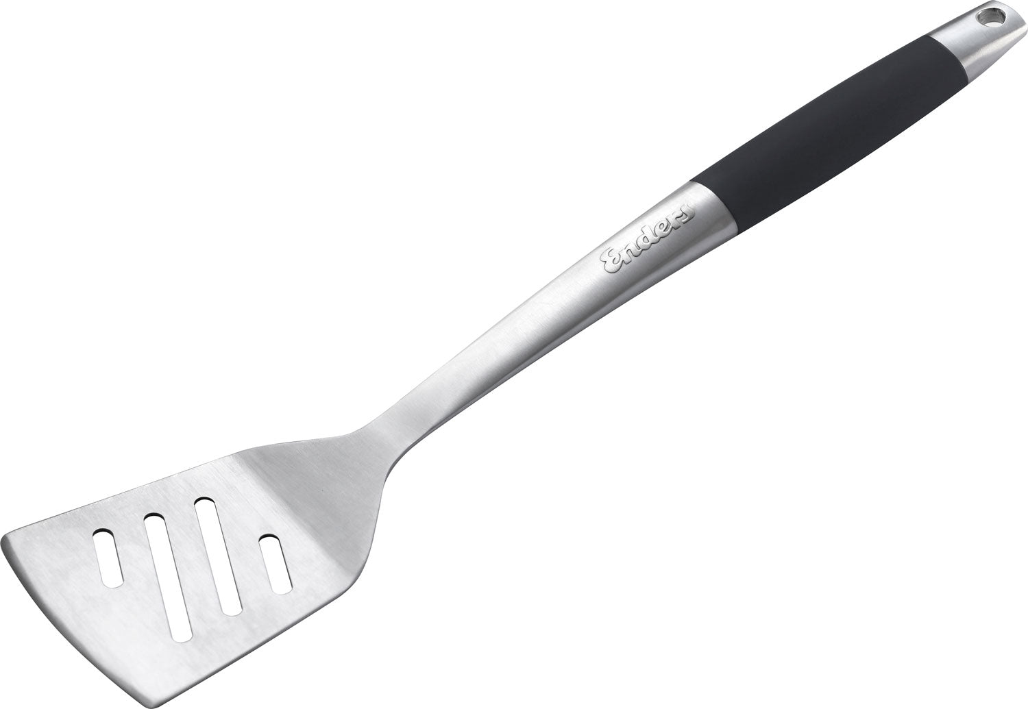 Grillspade i rustfritt stål 42 cm med soft-touch grep forfra