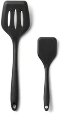 Grillspade sett i silikon, 2 deler, svart - Abien forfra