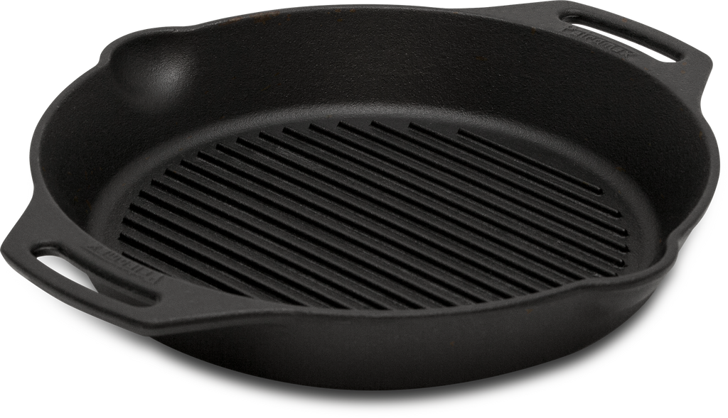 Grillstekepanne i støpejern GP3 30 cm forfra