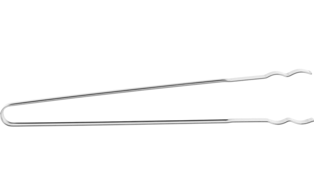 Montert Grilltang rett 36 cm i rustfritt stål Westmark på grill