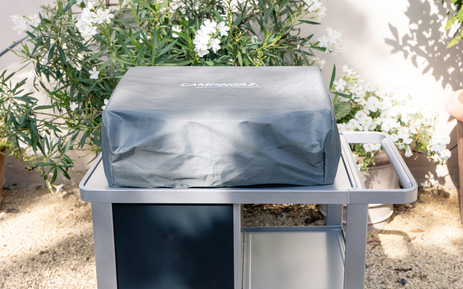 Detalj av materiale på Grilltrekk for Plancha Sigma 2 Cook og Onyx 2